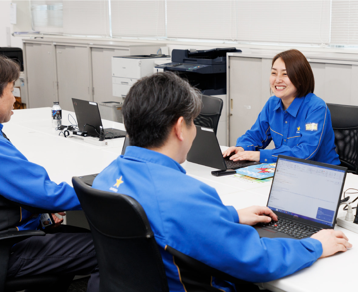 充実した福利厚生で長く働ける。